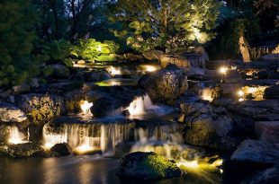 Kichler Landscape Night Rocky Waterfall HZ | Outdoors | Pinterest