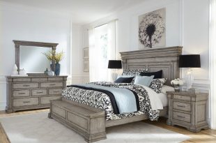 Classic Traditional Gray 4 Piece King Bedroom Set - Madison Ridge | RC  Willey Furniture Store