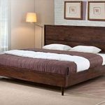 Amazon.com: Vilas Modern King Size Solid Wood Platform Bed Frame