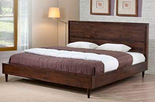 Image Unavailable. Image not available for. Color: Vilas Modern King Size  Solid Wood Platform Bed Frame