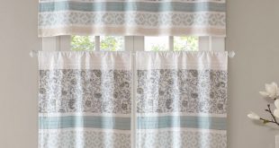 August Grove Chambery Printed and Pieced Rod Pocket Kitchen Curtains &  Reviews | Wayfair