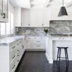 Kitchen Flooring Ideas Black Tile Pattern