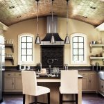 Old-World Kitchen with Barrel Ceiling