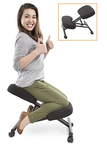 ProErgo Ergonomic Kneeling Chair -Adjustable Height - Office Seating with  an Edge! Perfect for