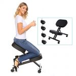 Traveller Location: Kindsells Ergonomic Kneeling Chair,Adjustable Stool for Home  and Office - Improve Your Posture & Back Pain with an Angled Seat - Thick