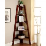 Venetian Worldwide Lyss Cherry Ladder Bookshelf