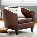 Harlow Leather Armchair | Pottery Barn