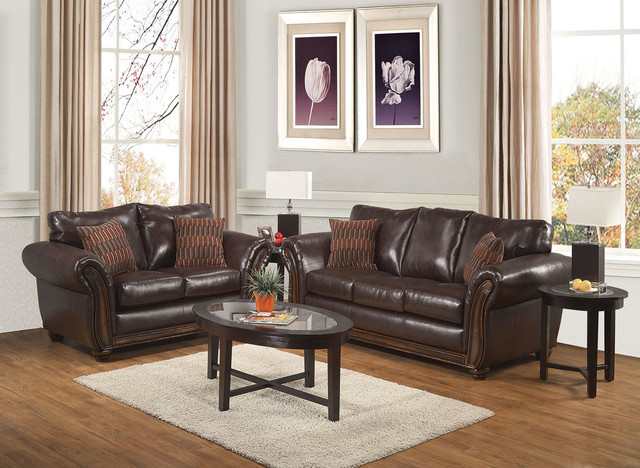 Leather Couch And Loveseat That Catch An
  Eye