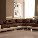 Traveller Location: 4087 - Bonded Leather Sectional Sofa with Recliners: Kitchen &  Dining