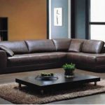 Large L shaped sectional sofa, Brown sectional sofa, brown leather sectional,  brown leather