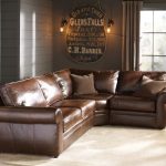 Pearce Roll Arm Leather 3-Piece Sectional with Wedge