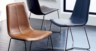 Slope Leather Dining Chair