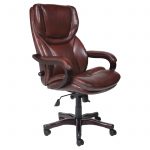 Essentials by OFM ESS-6030 High-Back Bonded Leather Executive Chair with  Fixed Arms, Black - Traveller Location
