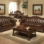 Acme | 15030 Anondale Formal Leather Living Room Set | Dallas
