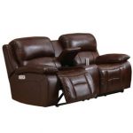 Westminster II Leather Reclining Loveseat