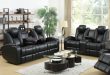 Black Leather Power Reclining Sofa and Loveseat Set - Steal-A-Sofa Furniture  Outlet Los Angeles CA