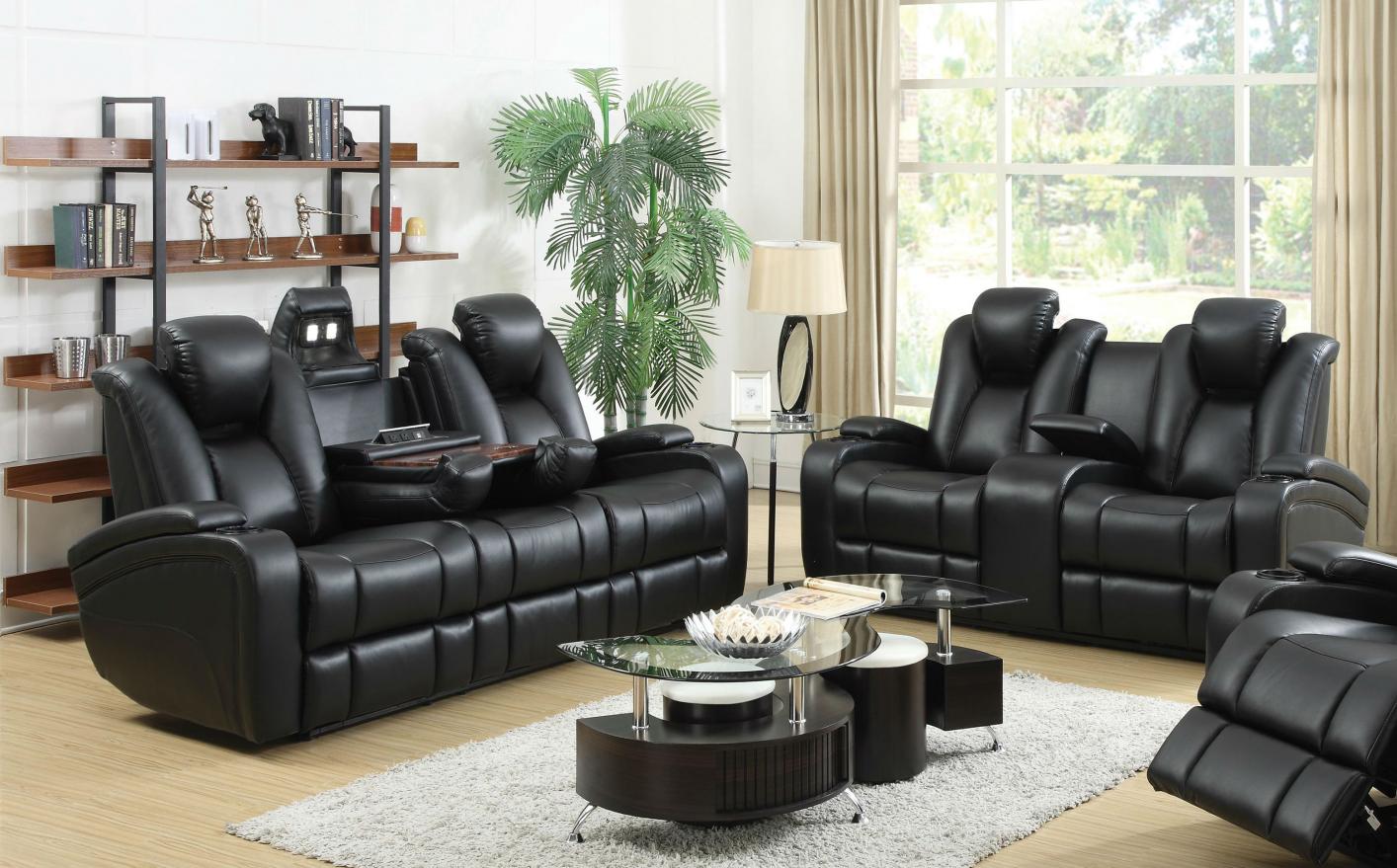 Leather Reclining Sofa And Loveseat