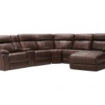 Arlo 6 Piece Reclining Leather Sectional, , large