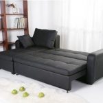 Leather sectional sleeper sofa with chaise 2