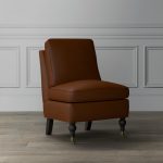 Kate Leather Slipper Chair