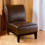 Shop Darcy Brown Leather Slipper Chair by Christopher Knight Home - On Sale  - Free Shipping Today - Overstock - 8557482
