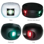Series 33 LED Navigation Light, Bi-Color Deck Mount, White Housing