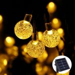 Qedertek Christmas Lights LED String lights Landscape Solar String