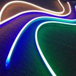 Blue Led Flexible Neon Lights Car Knight Rider Strip Lights 5050