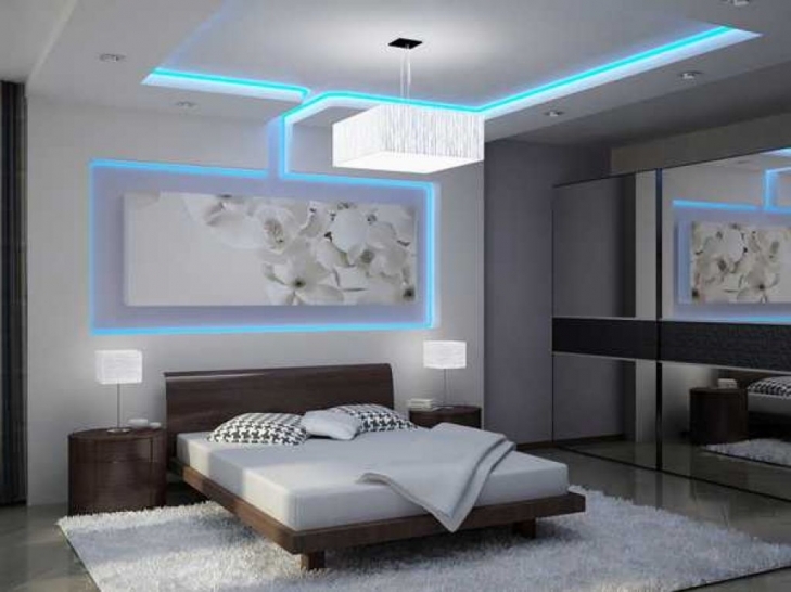 Blue Bedroom Ceiling Lights Less Flashy Bedroom Ceiling Lights
