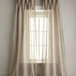 Image of: India s Heritage Inc Script Print Sheer Linen Curtains