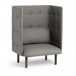 Gray QT Privacy Lounge Chair,Gray,hi-res