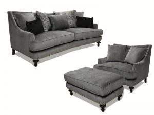 Fairmont Designs Maryland Sofa, Love, Chair & Otto, 55&#34 TV FREE
