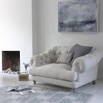 Bagsie love seat is priced from £1,295, Bergen rug £295