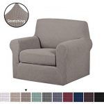 H.VERSAILTEX 2-Piece Soft Spandex Jacquard Sofa Slipcover Furniture  Cover/Protector,