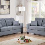 Grey Fabric Sofa and Loveseat Set - Steal-A-Sofa Furniture Outlet Los  Angeles CA