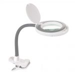 LED Magnifying Lamp with Clamp Lens
