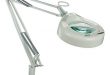 Lite Source LSM-180WHT Magnify-Lite Magnifying Lamp with White Metal Shade,  White - Table Lamps - Traveller Location
