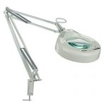 Lite Source LSM-180WHT Magnify-Lite Magnifying Lamp with White Metal Shade,  White - Table Lamps - Traveller Location