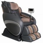 OS-4000 Zero Gravity Heated Reclining Massage Chair Upholstery: Brown/Black