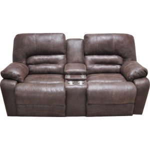 Chocolate Brown Microfiber Power Reclining Loveseat - Legacy | RC Willey  Furniture Store