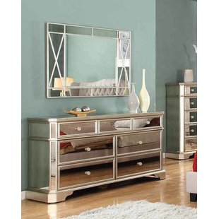 Borghese 7 Drawer Dresser with Mirror