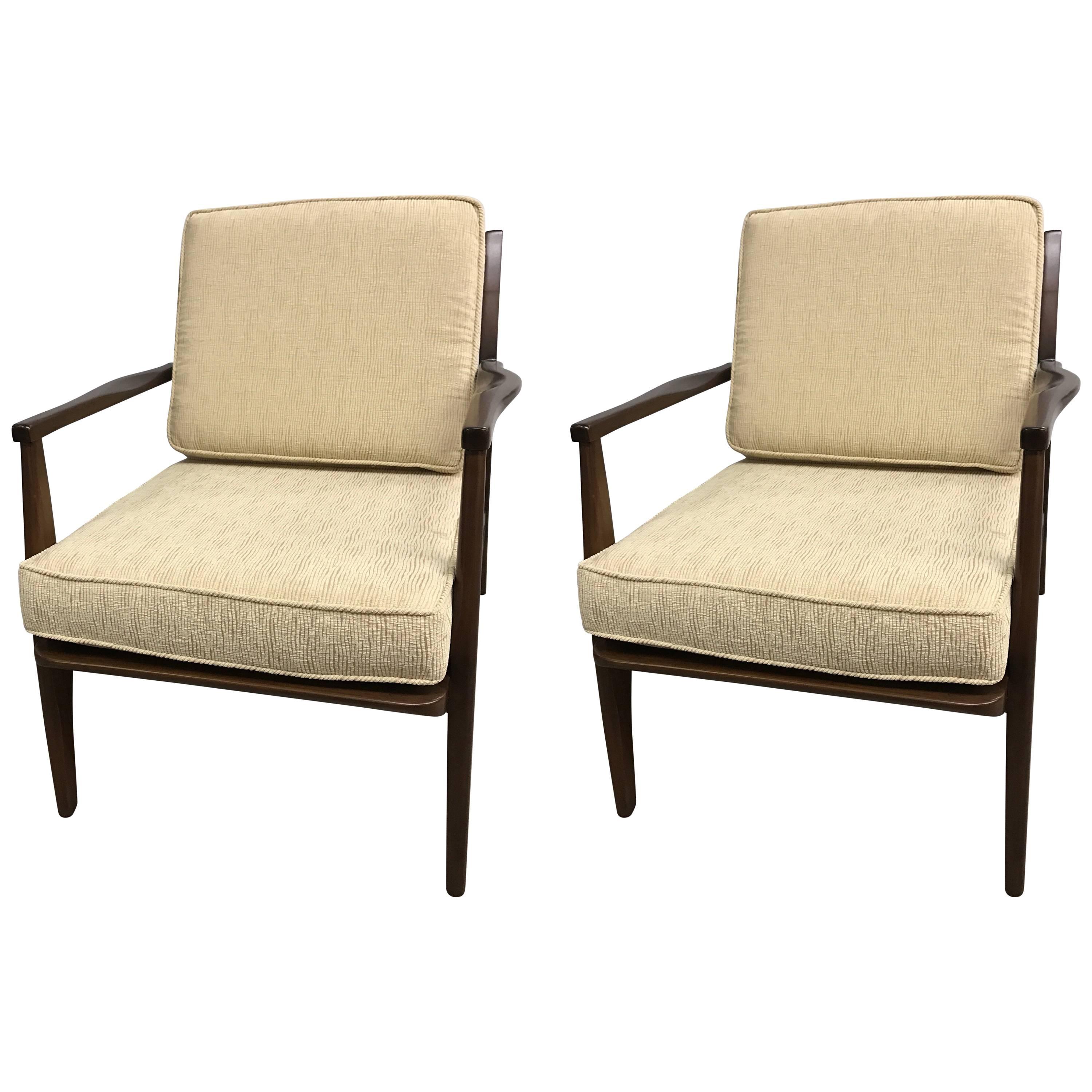Pair of Danish Midcentury Modern Armchairs For Sale