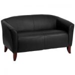 Modern - Black - Faux Leather - Sofas & Loveseats - Living Room