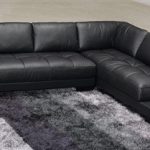 Modern Black Leather Sectional Sofa TOS-FY633-1-BL