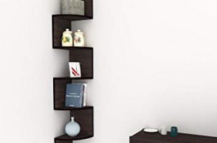 Traveller Location: Corner Floating Shelves, Modern 5 Tier Corner Shelves, Mount  Home Decor Display Shelf: Home & Kitchen