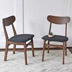 Amazon.com: Mid Century Modern Dining Chairs SET OF 2 by Edloe Finch