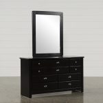 Summit Black Dresser/Mirror