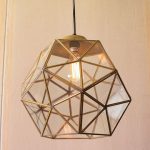 Gold Glass Geometric Large Pendant Light | Lighting | Lighting