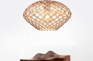 Creative Wood Designer Large Pendant Light In Natural Style