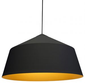 Innermost Modern Circus Large Pendant Light, Gold & Black